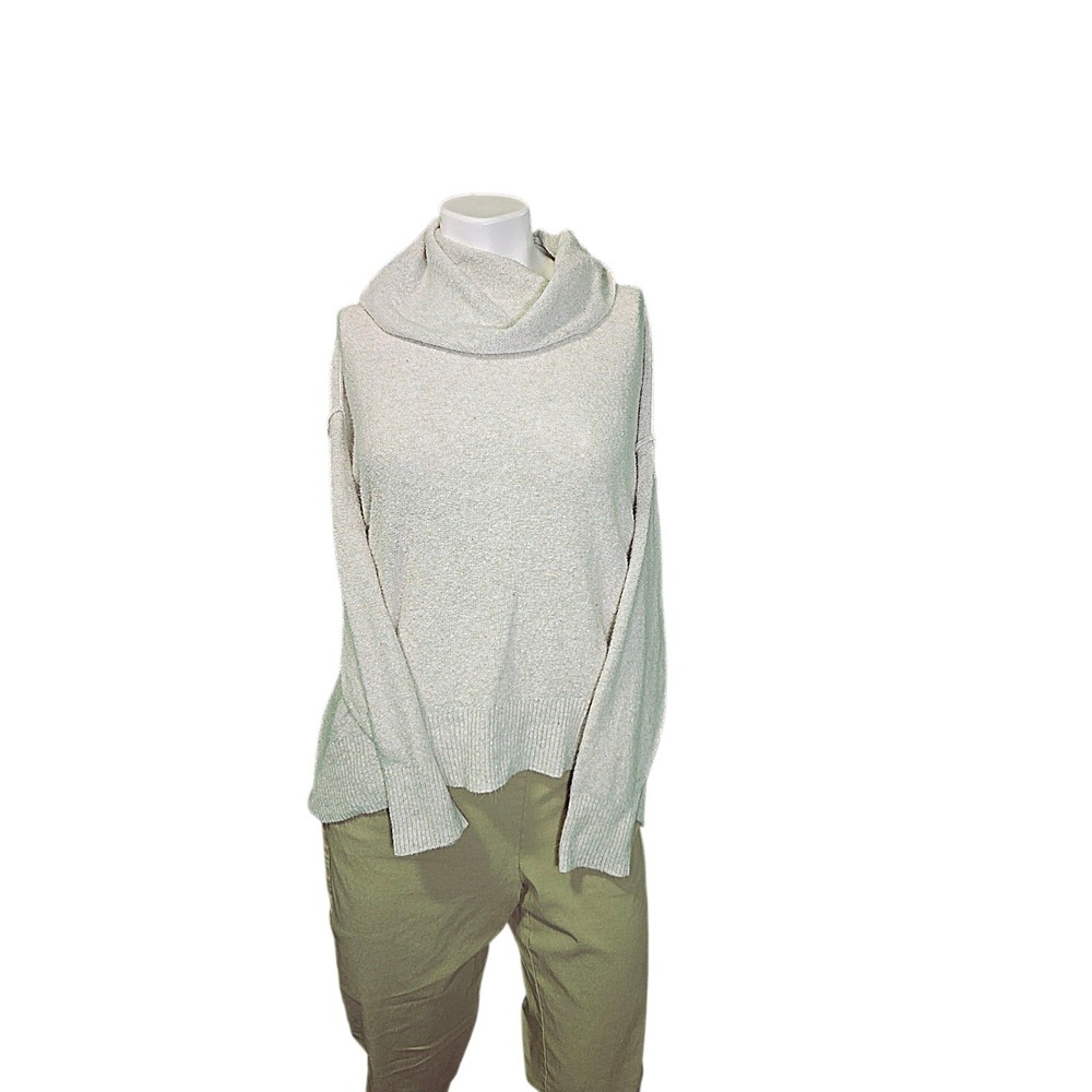 American Eagle Womens Turtleneck Sweater Size XS Extra Small Beige Tan‎